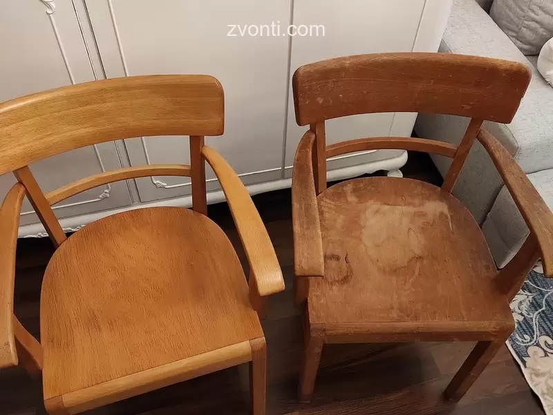 Krzesła drewniane, vintage - 6/7